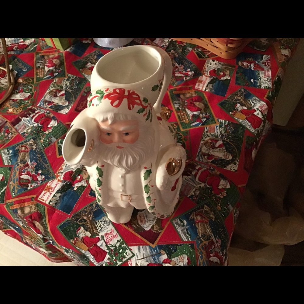 Lenox Santa pitcher.